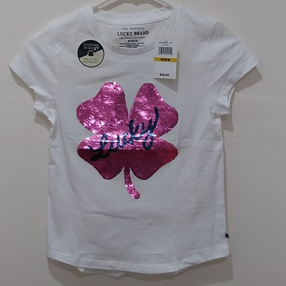 Lucky Brand Other - NWT Lucky Brand Kate Sequin T-shirt(Girls)